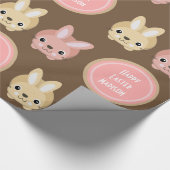 名前と大事な行事のカスタマイズ ラッピングペーパー (角)