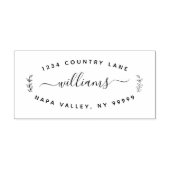 名前と差出人住所の自動手書きスタンプ セルフインキングスタンプ (デザイン)