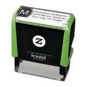 名前と差出人住所をモノグラムで反転 セルフインキングスタンプ (商品)