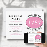 名前と年の凡例のピンク色の誕生日を追加 招待状<br><div class="desc">伝説の祝誕生の時だ！私たちのピンクの誕生日の招待と忘れられない誕生日のユニークパーティーにスタイリッシュあなたの家族と友人を集める。この招待状には「伝説の誕生」という言葉があり、誕生の女の子の名前と誕生日の年を追加することができる。お祭りが始まり、私たちの特別な誕生日の招待で彼らの特別な日をさらに思い出に残らせる。</div>