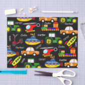 名前と年パーソナライズされた代を含む輸送  薄葉紙 (クラフト)