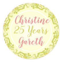 名前と年数入り記念日