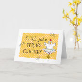 名前と年齢のおもしろいハッピーバースデーグリーティングカードの追加 カード (黄色い花)