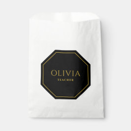 名前と役割が入った特別なパーティーバッグ フェイバーバッグ