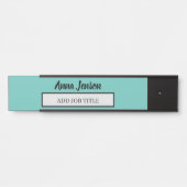 名前と役職のタイトルをこのビジネスに追加 サインプレート (正面)