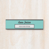 名前と役職のタイトルをこのビジネスに追加 サインプレート (正面)