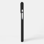 名前と日付入りウェディングモノグラムデザイン iPhoneケース (左側面)