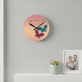 名前と日付結婚のギフトパーソナライズされたバラ金ゴールド ラウンド壁時計