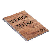 名前と日付、レトロシニアVibes ノートブック (右側)