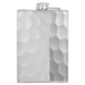 名前と番号がカスタマイズされた特別なゴルフギフト フラスク (裏面)