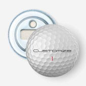 名前と番号がカスタマイズされた特別なゴルフギフト 栓抜き (正面)