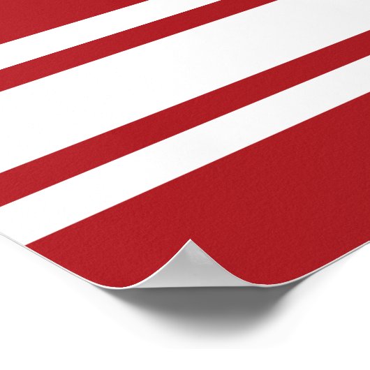 名前と番号を付けたスポーツジャージー ポスター (角)