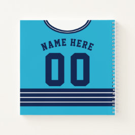 名前と番号カスタムホッケージャージー ノートブック