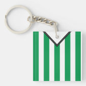 名前と番号ジャージーキーリング、サッカー、サッカー キーホルダー (正面)