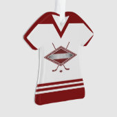 名前と番号ジャージーラトビアロゴオーナメント オーナメント (正面)