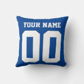 名前と番号スロバキアのホッケー クッション (裏面)