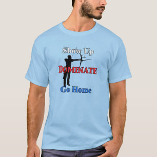 名前と番号、背中に迫った射手 Tシャツ