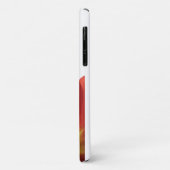 名前と美しい赤いチューリップ |フローラiPhoneケース Case-Mate iPhoneケース (裏面/左)