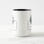 名前と職種入りフォトパーソナルマグカップ マグカップ (中央)