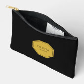 名前と肩書きが入ったオリジナルのアクセサリーポーチ アクセサリーポーチ (見開き)