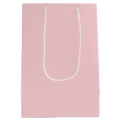 名前と贈り物が付いたかわいいシンタークラース ミディアムペーパーバッグ (裏面)