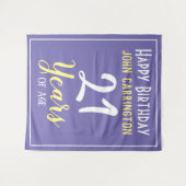 名前と21歳の誕生日 タペストリー (正面(横))