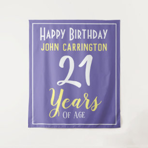 名前と21歳の誕生日 タペストリー