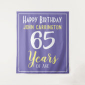 名前と65歳の誕生日 タペストリー (正面)