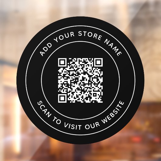 名前とWebサイトの追加QRコードカスタム色 ウィンドウサイン (シート2)