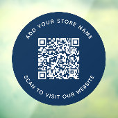 名前とWebサイトの追加QRコードカスタム色 ウィンドウサイン (シート3)