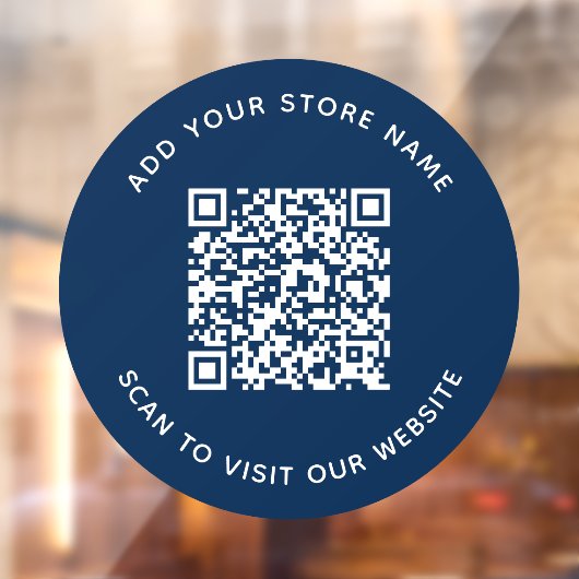 名前とWebサイトの追加QRコードカスタム色 ウィンドウサイン (シート2)