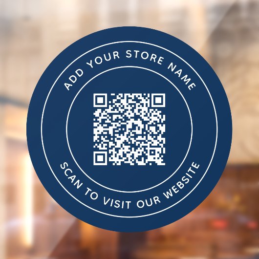 名前とWebサイトの追加QRコードカスタム色 ウィンドウサイン (シート2)