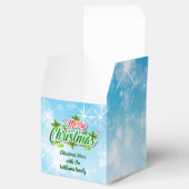 名前に一致するメリークリスマスブルーのお気に入りボックス フェイバーボックス (オープン)