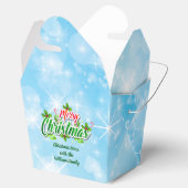 名前に一致するメリークリスマスブルーのお気に入りボックス フェイバーボックス (オープン)