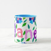 名前に固有のコーヒーマグ マグカップ (中央)