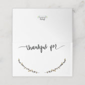 名前に感謝座席表 プレイスカード (外部開封)