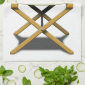 名前のあなたの選択のディレクター椅子のデザイン キッチンタオル (折り畳み)