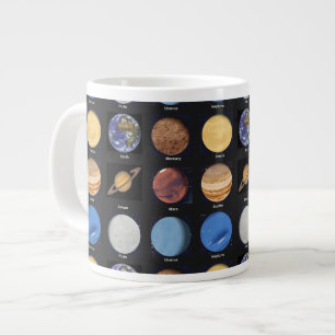 名前のすべての惑星科学の写真 ジャンボコーヒーマグカップ