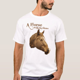 名前のない馬の茶色の鉛筆西 Tシャツ