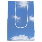 名前のひまわり誕生日 ミディアムペーパーバッグ (裏面)