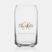 名前のイニシャルスクリプト ガラス缶 (裏面)