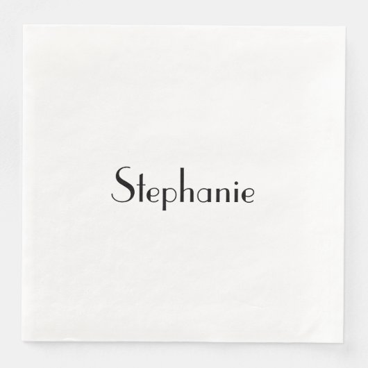 名前のイニシャルテンプレート ブラック ホワイト カスタム 2022 (正面)