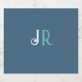 名前のイニシャル入りラベル ビールラベル (シングルラベル)