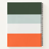 名前のイニシャル入り ノートブック (裏面)