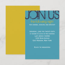 名前のイニシャル バー ミツバ祭 パーティー カード