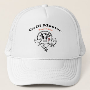 名前のカスタマイズGrill Master Hat キャップ