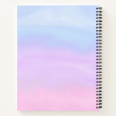 名前のカスタマイズUnicodeノートブック ノートブック (裏面)