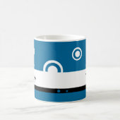 名前のカスタムなマグ コーヒーマグカップ (中央)