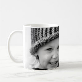 名前のカスタムな写真のメリークリスマス コーヒーマグカップ