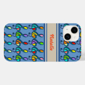 名前のカスタム追加カラークレーブ Case-Mate iPhoneケース (裏面 (横))